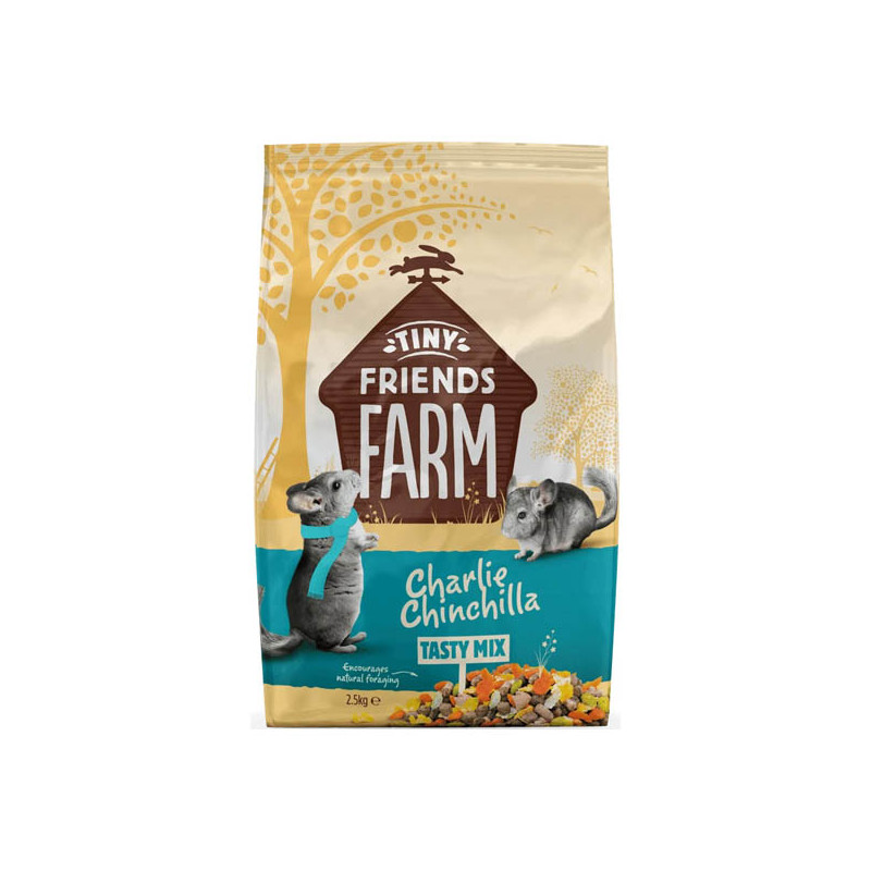 Supreme Tiny Friends Farm Charlie Chinchilla Tasty Mix 850gr