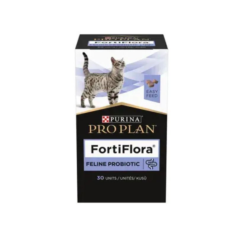 Purina Pro Plan Fortiflora Feline probiotique 30 bouchées